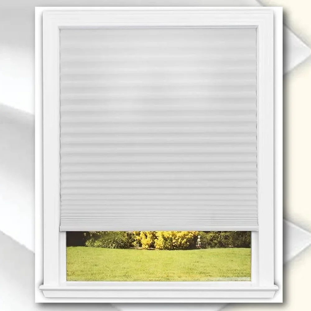 REDI SHADE Easy Lift Cordless Pleated Fabric Shade NEW